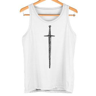 Espada Medieval Rey Caballero Renacimiento Fuerte Batalla Camiseta sin mangas - Regaloses
