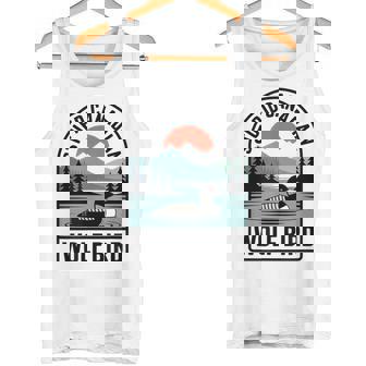 Estúpido Lobo Canadiense Divertido Pájaro Loon Humor Cita Diseño Camiseta sin mangas - Regaloses