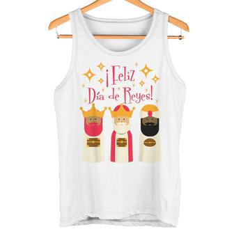 Feliz Dia De Los Reyes Magos Linda Epifanía Latina 3 Reyes Magos Camiseta sin mangas - Regaloses