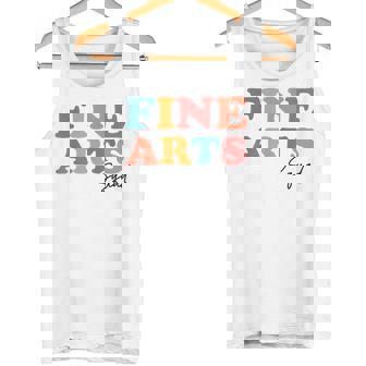 Fine Arts Squad Teacher Team Boho Back To School Tank Top | Mazezy