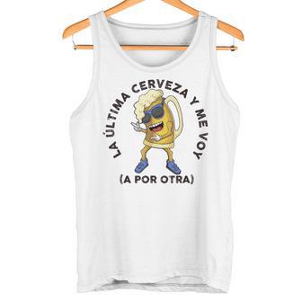 Frase Divertida La Última Cerveza Y Meoyintage Camiseta sin mangas - Regaloses