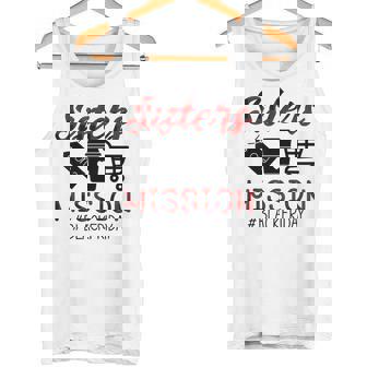 Friday Squad Shopping Season Sisters On Mission Tank Top | Mazezy