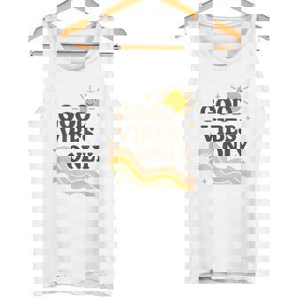 Goodibes Only Positive Retro Esthétique Citation De Motivation Débardeur e - Cadeauxyz