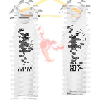 Graduation Cap Diploma Crawfish I Did It Graduate Tank Top | Mazezy