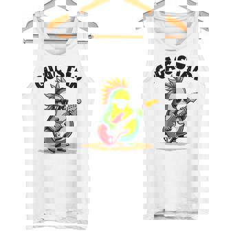 Guactar 面白い アボカド愛好家 食べ物 駄洒落プリント メンズ レディース キッズ タンクトップ - Kawaiitshirt