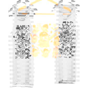 Halloween PE Teacher Costume Ghost Physical Education Tank Top | Mazezy