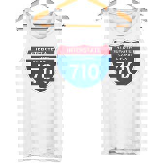Interstate 710 California タンクトップ - Kawaiitshirt