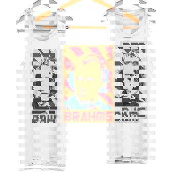 Johannes Brahms クラシック音楽の作曲家 レトロ調 タンクトップ - Kawaiitshirt