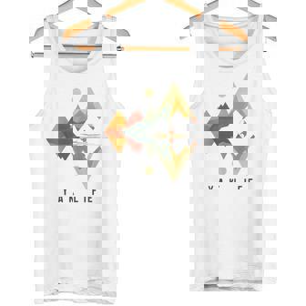 Kayaking Vintage Retro Mountains Canoeing Kayak Kayaker Tank Top | Mazezy