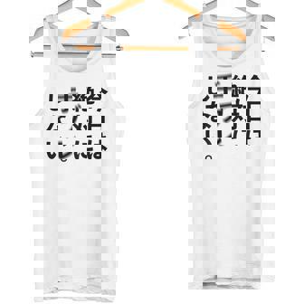 Kenko カメラひとことシリーズ 「今日は絶対に手ブレしない。」【黒文字・背面デザイン】 タンクトップ - Kawaiitshirt