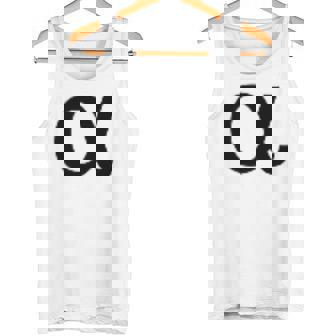 Letra Griega Alfaímbolo Pequeño Carácter Original Camiseta sin mangas - Regaloses