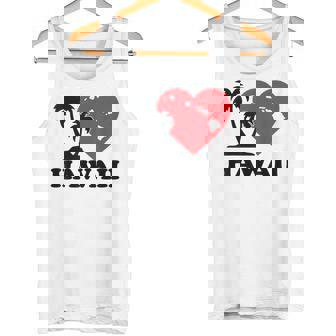I Love Hawaii ハワイアンハートパーム レディース メンズ ボーイズ ガールズ タンクトップ - Kawaiitshirt