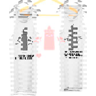 I Love Ketchup Chemise Humoristique Avec Inscription I Love Ketchup Débardeur e - Cadeauxyz