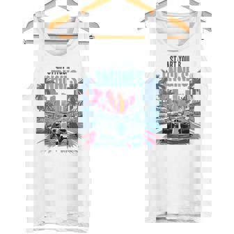 Miami Pit Crew Costume Car Racing Tshirt Retro Auto Car Race Tank Top | Mazezy