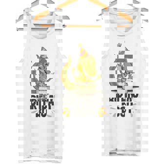 Niños Cumpleaños Niño Dinosaurio Celebración Cumpleaños Fiesta De Camiseta sin mangas - Regaloses