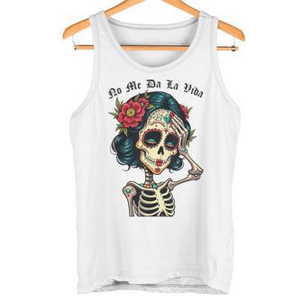 No Me Da Laida Calavera Divertido Esqueleto Divertida Camiseta sin mangas - Regaloses