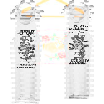 No More Fake Friends 伝統的なタトゥーインク オールドスクール エッジー タンクトップ - Kawaiitshirt