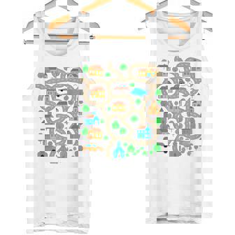 Play Cars On Dad's Back Mat Road Car Race Track Festa Del Papà Canotta - Novitaregali