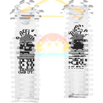 Propriété De Retro Gaming Dept Débardeur e - Cadeauxyz