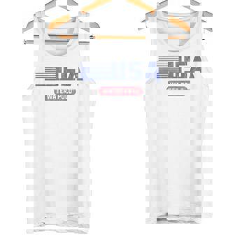 Retro USA 2020 Team American Water Polo Vintage Tank Top | Mazezy