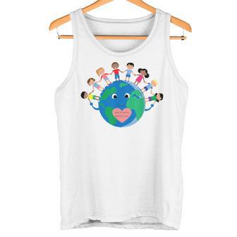 Salva El Planeta Para Niñas Niños Maestras Bilingue Camiseta sin mangas - Regaloses