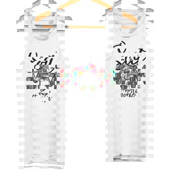 Scouting Scout Mom Life Messy Bun Hair Mother's Day Mommy Tank Top | Mazezy