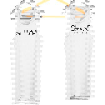 Sitar Players Contemporary Font Sitarists Modern Font Tank Top Tank Top | Mazezy