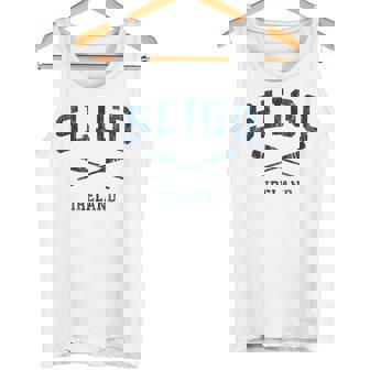 Sligo Ireland Vintage Nautical Paddles Sports Oars Tank Top | Mazezy