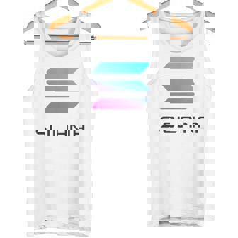 Solコインcryptocurrency 30ソラナ・テクノロジーolana タンクトップ - Kawaiitshirt