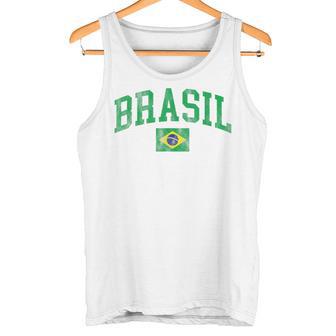 Souvenir Brasil Retro Brasileña Bandera De Brasil Camiseta sin mangas - Regaloses