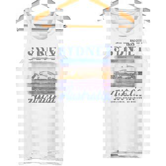 Sydney Australia Travel Vacation Opera House Australian Tank Top | Mazezy