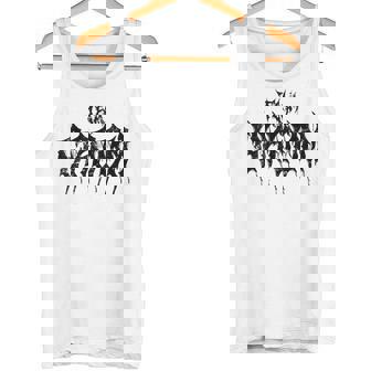 Team Groom But In DeathMetal Font Heavy Music Wedding Day Tank Top | Mazezy