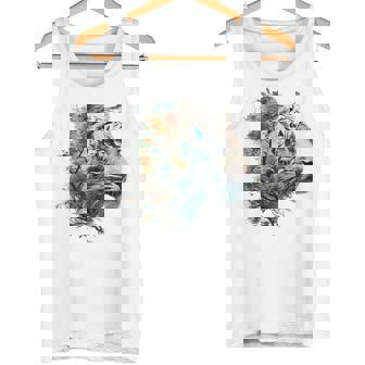 Tigre Arte Animal Árbol Animal Tigre Camiseta sin mangas - Regaloses