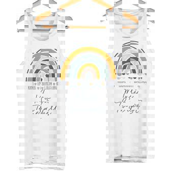Valentine's Day Music Therapist Appreciation Week Therapy Tank Top | Mazezy