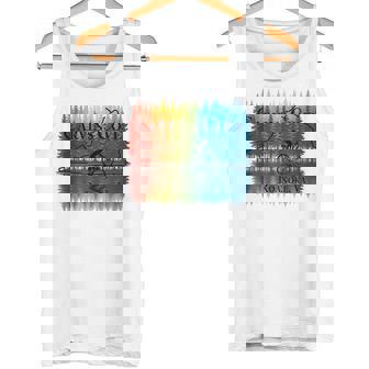 Vintage Retro CARVINS Cove Virginia Moutain Biking Tank Top | Mazezy