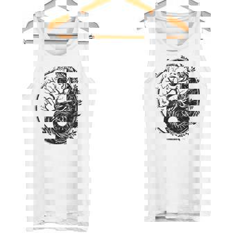 Yin Yang Symbol Tree Of Life Tai Chi Qigong Yoga Taoism Tank Top | Mazezy