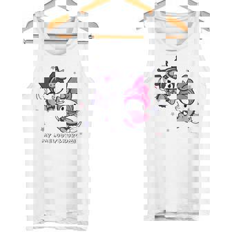 【ハロウィン特集】Usデザイン マイメロディ&クロミ 夜空 タンクトップ - Kawaiitshirt
