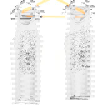 【公式】『オクトパストラベラー0』キービジュアル ラインアート タンクトップ - Kawaiitshirt