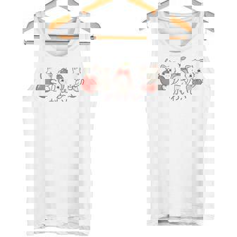 かわいい ねこ さくらんぼ カワイイ 日本風 キャット カートゥーン タンクトップ - Kawaiitshirt