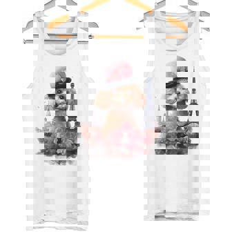 かわいい フランス パリ エッフェル塔 トイプードル パリジャンプードル 長袖tシャツ タンクトップ - Kawaiitshirt