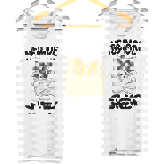 かわいいパピヨンドッグは睡眠パジャマナイトガウンが必要です タンクトップ - Kawaiitshirt