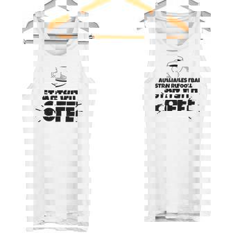 オーストラリアのルールフットボールはコーヒーから始まる タンクトップ - Kawaiitshirt