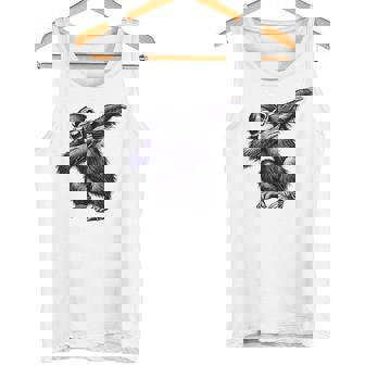 サングラスをかけたダブダンスを踊るチンパンジー猿 タンクトップ - Kawaiitshirt