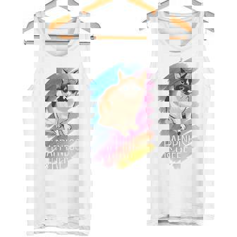 シャム猫 ラグドール ネコ 青い瞳 ブルーアイ かわいい 癒し 幸せ 前向き 猫好き グラデーション タンクトップ - Kawaiitshirt