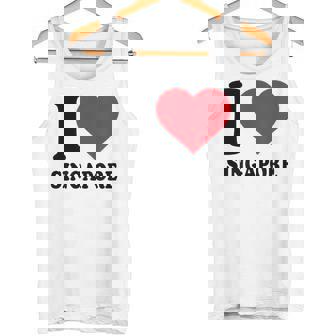 シンガポールへの愛をシンプルに伝える一枚 タンクトップ - Kawaiitshirt