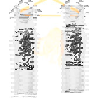 ジュラシック・ワールド Distortus Rex Ingenpecies File タンクトップ - Kawaiitshirt