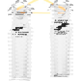 スタートレック 次世代uSSエンタープライズプロファイル タンクトップ - Kawaiitshirt