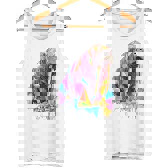 セイウチ 動物 モチーフ イラスト セイウチ タンクトップ - Kawaiitshirt