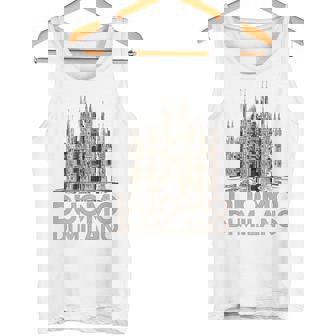 ドゥオーモ・ディ・ミラノ大聖堂のイラスト タンクトップ - Kawaiitshirt