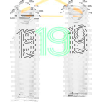 ナンバー19シャツ レトロユニフォーム ヨーロッパスタイル バックプリントジャージ タンクトップ - Kawaiitshirt